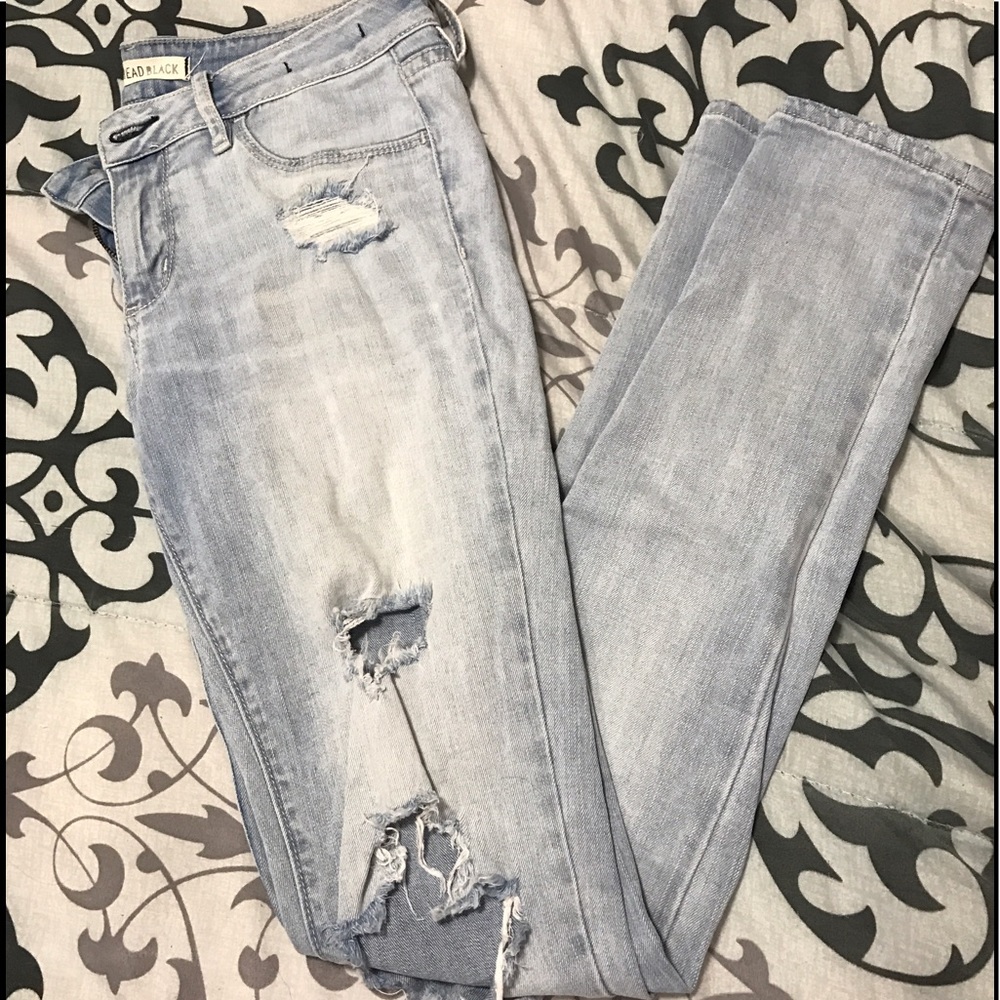 Distressed Skinny Jeans